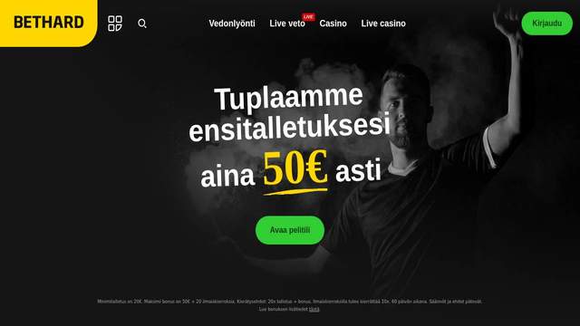 Bethard casino screenshot